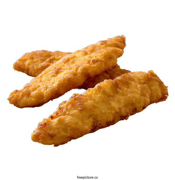 [Transparent Background PNG]three pieces of fried chicken