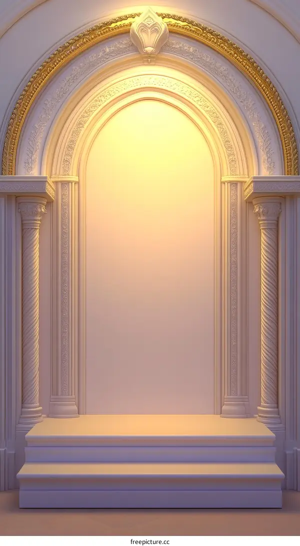 Elegant Archway Showcase Design