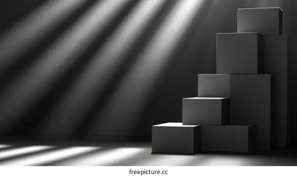 Abstract Minimalist Product Display Design