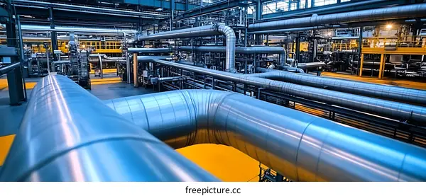 Industrial Plant Piping Network