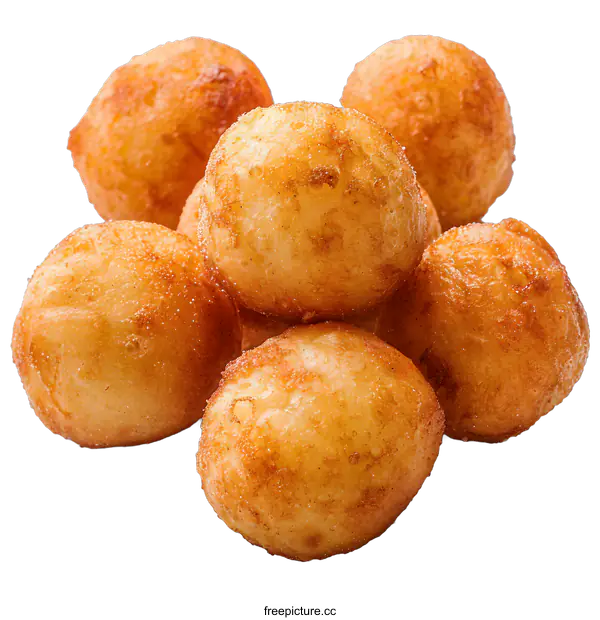[Transparent Background PNG]Fried cheese balls