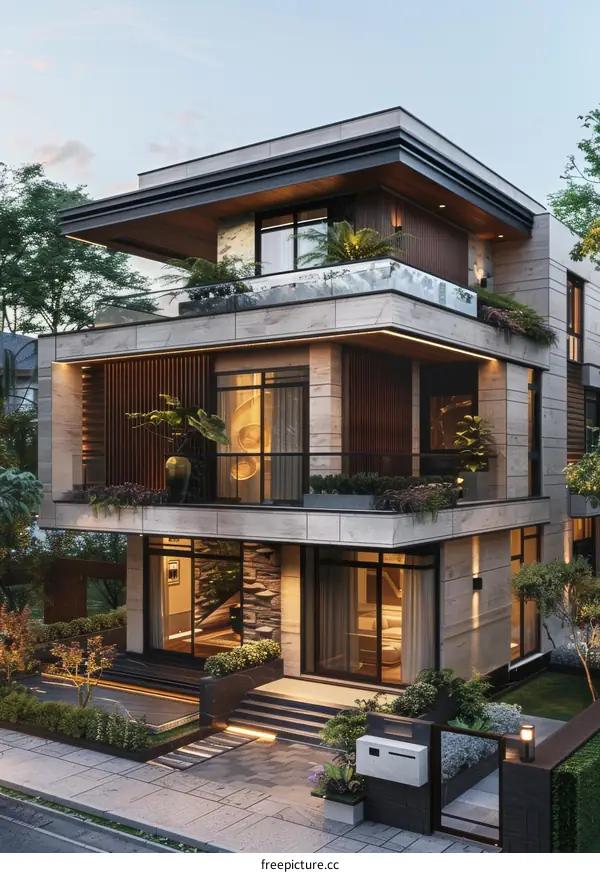 Modern Stylish House Exterior Design