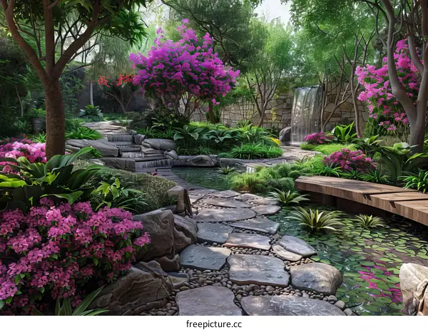 A Captivating Vista of Nature: Garden Landscape Design