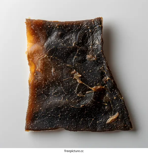 A piece of brown leather