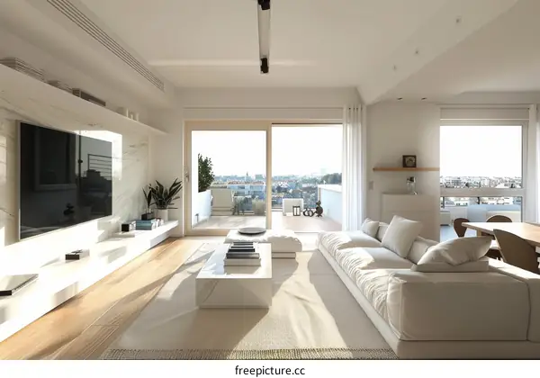 Bright Apartment with Stunning City Views