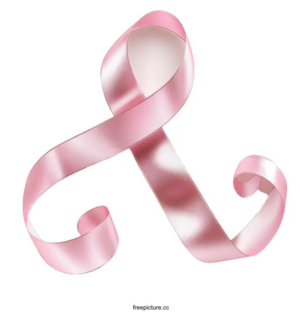 [Transparent Background PNG]Elegant Pink Satin Ribbon Design