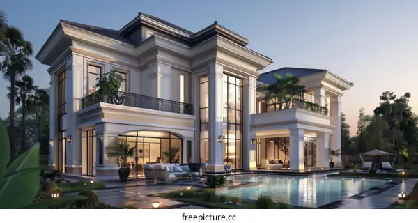 Luxury House with Swimming Pool and Garden