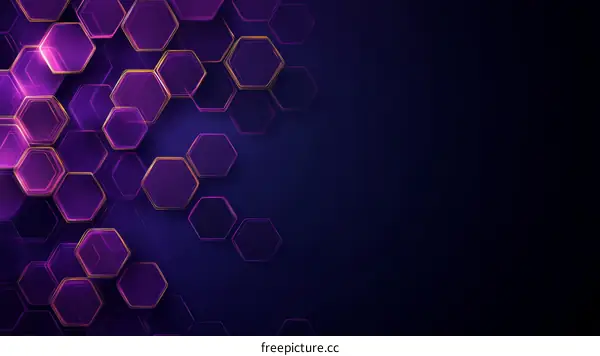 Abstract Geometric Hexagon Pattern Background Design