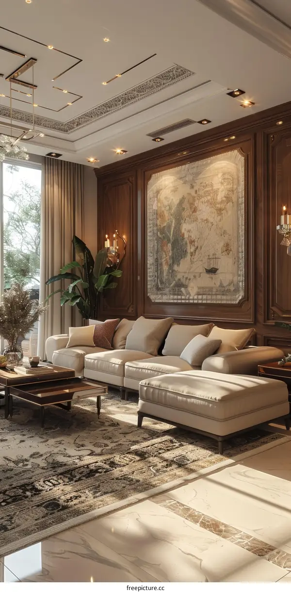 Elegant Luxury Living Room Interior Design