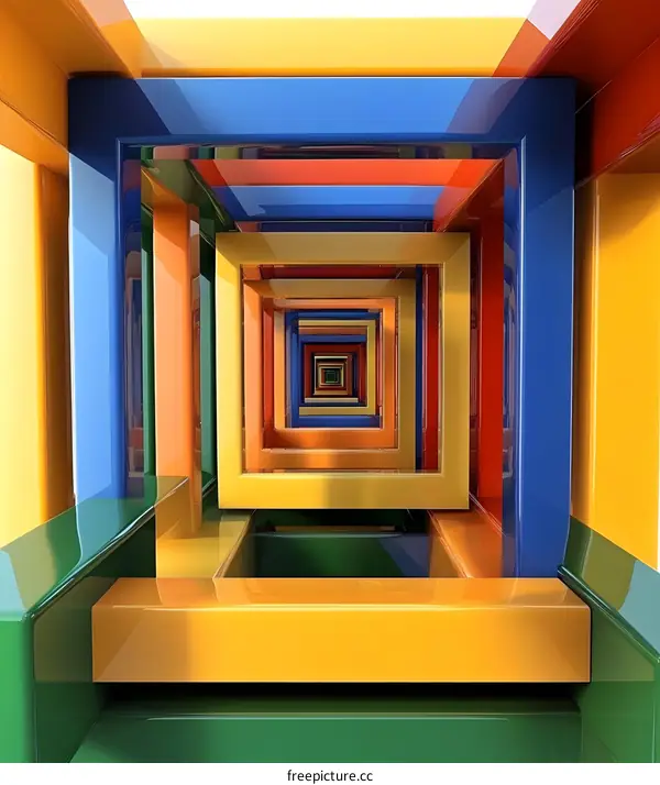 Abstract Colorful Frames with Infinite Depth