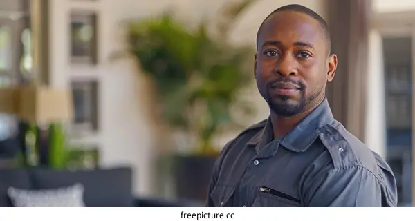 Portrait of a Confident Black Man