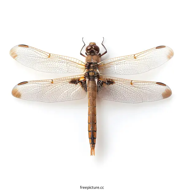 Dragonfly Insect Wings Spread Open