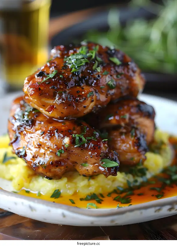 A plate of delicious food