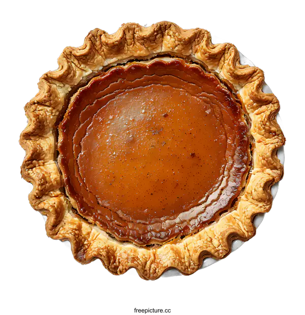 [Transparent Background PNG]Homemade Pumpkin Pie