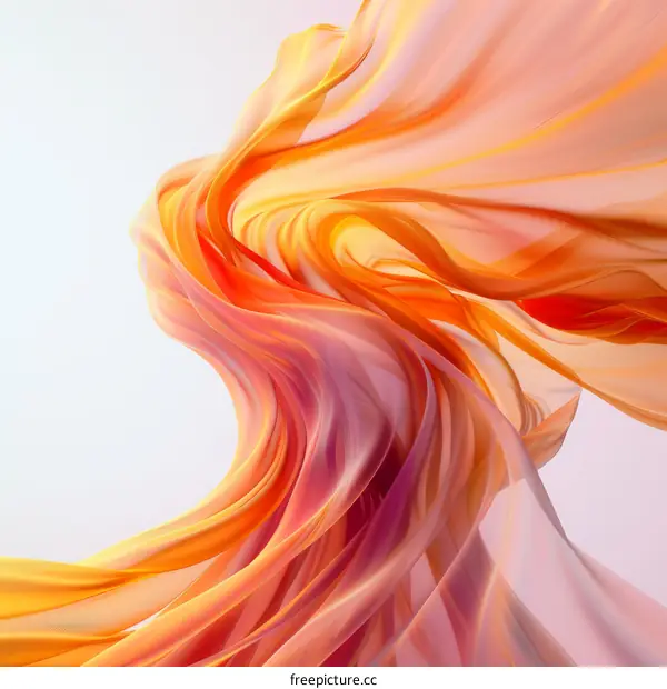 Colorful abstract background with flowing shapes