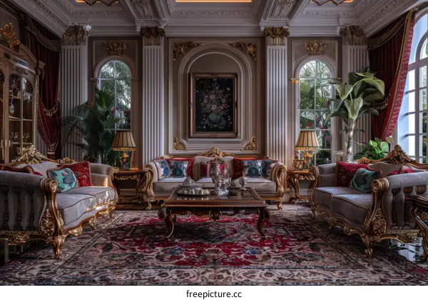 Luxurious and Comfortable Living Room