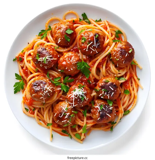 spaghetti and meatballs