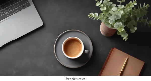 Modern Workspace Coffee Break