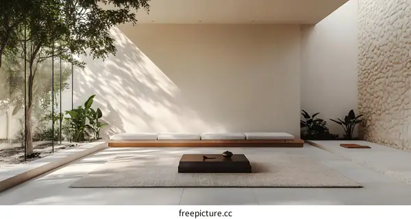 Minimalist Modern Interior Design with Natural Light and Plants