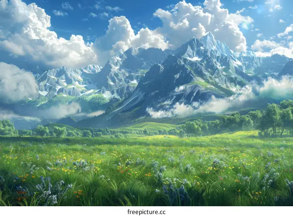 Majestic Mountain Scenery