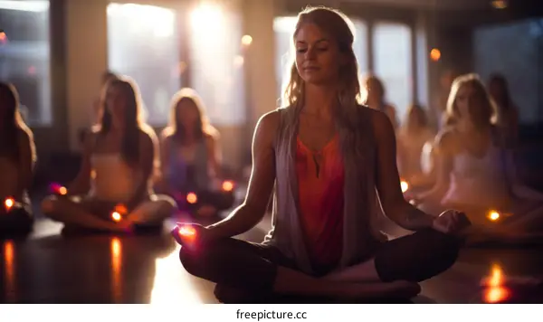 Meditation is a practice where an individual uses a technique – such as mindfulness, mantra repetition, or yoga – to train attention and awareness.