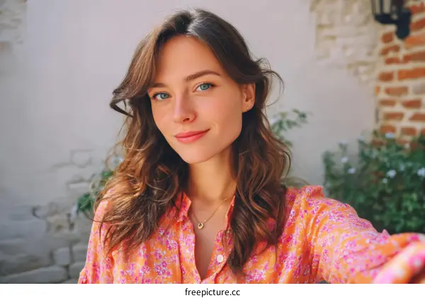 Outdoor Portrait of a Young Woman