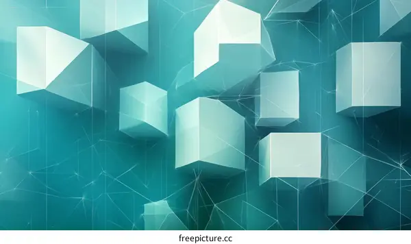 Abstract Geometric Shapes Background Design