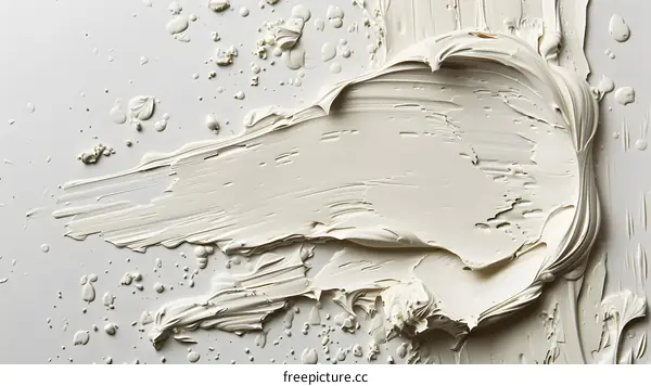 White Paint Texture Abstract Background