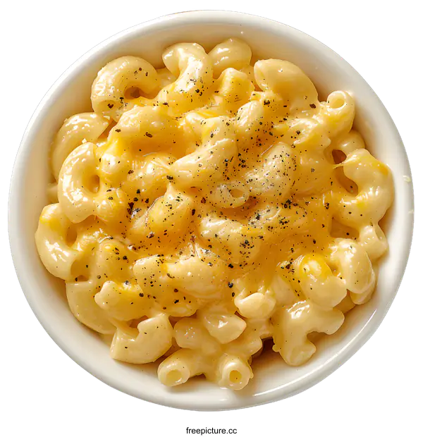 [Transparent Background PNG]bowl of mac and cheese