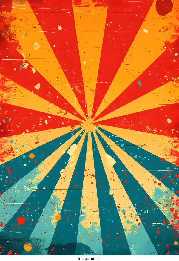 Retro Starburst Background