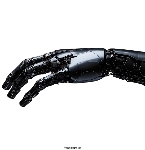 [Transparent Background PNG]Futuristic Mechanical Arm Illustration