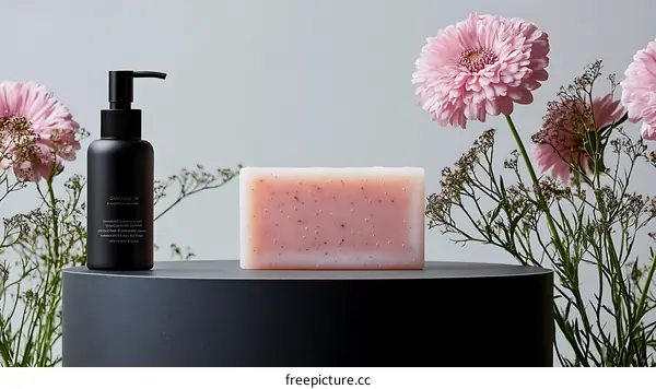 Elegant Soap and Lotion Display