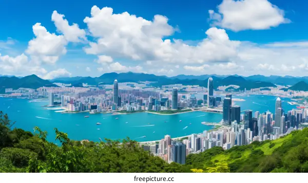 Hong Kong Skyline: Victoria Harbour and Cityscape