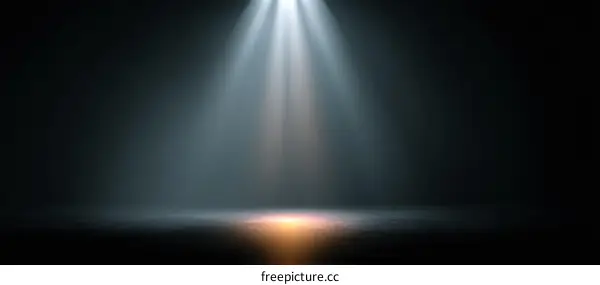 Spotlight Empty Stage Studio Background