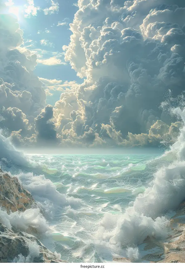 Tempestuous Seascape and Sky