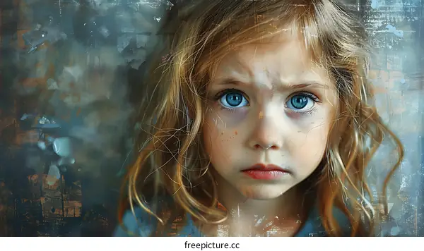 Melancholy Little Girl