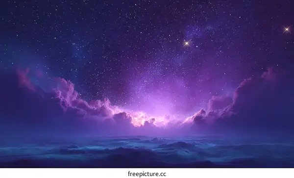 梦幻星空云海奇观