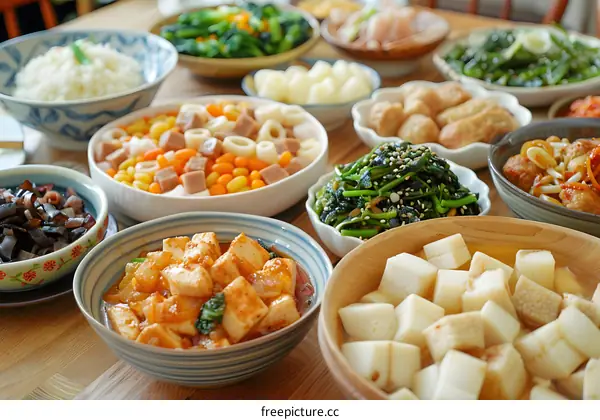 Korean Food Table