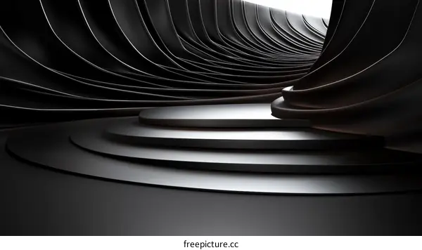 Abstract Dark Stage Design