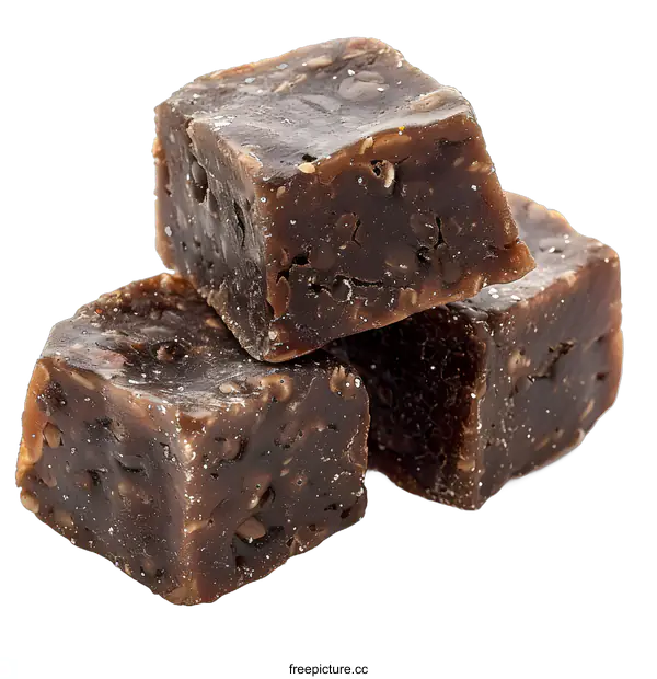 [Transparent Background PNG]Three pieces of Turkish delight
