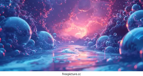 Dazzling Dreamland: Fractal Art in Vibrant Hues