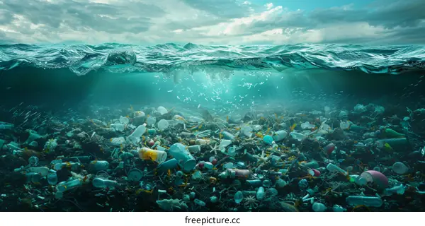 The ocean is full of plastic pollution