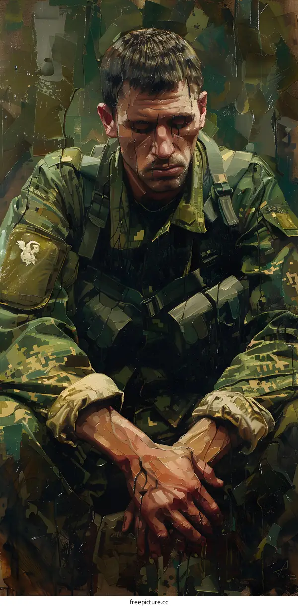 Portrait of a soldier