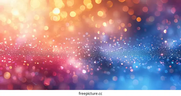 Colorful Glitter Background with Shiny Lights