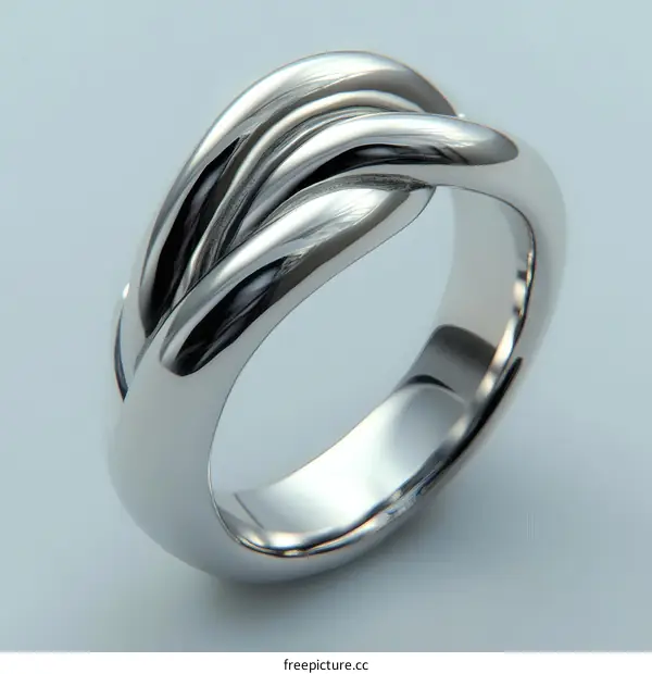 Modern Silver Ring Design