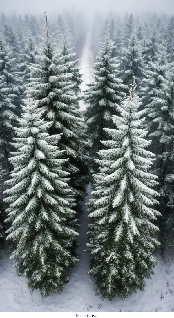 Winter Forest Scene