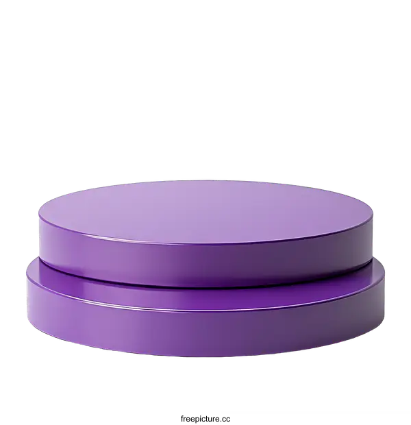 [Transparent Background PNG]Purple Geometric Display Podium