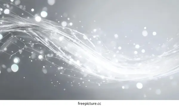 Abstract White Light Wave Design Background