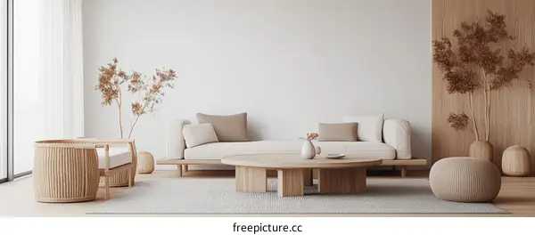 Modern Minimalist Living Room Interior Design