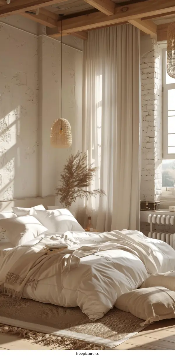 Cozy Bedroom Interior Design with Natural Light
